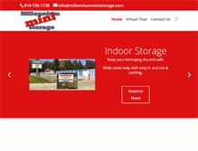 Tablet Screenshot of millenniumministorage.com